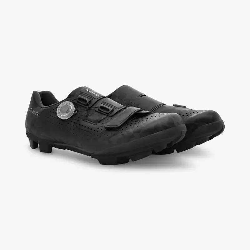 Shimano SH-RX600 Wide Cycling Shoes in Black-1