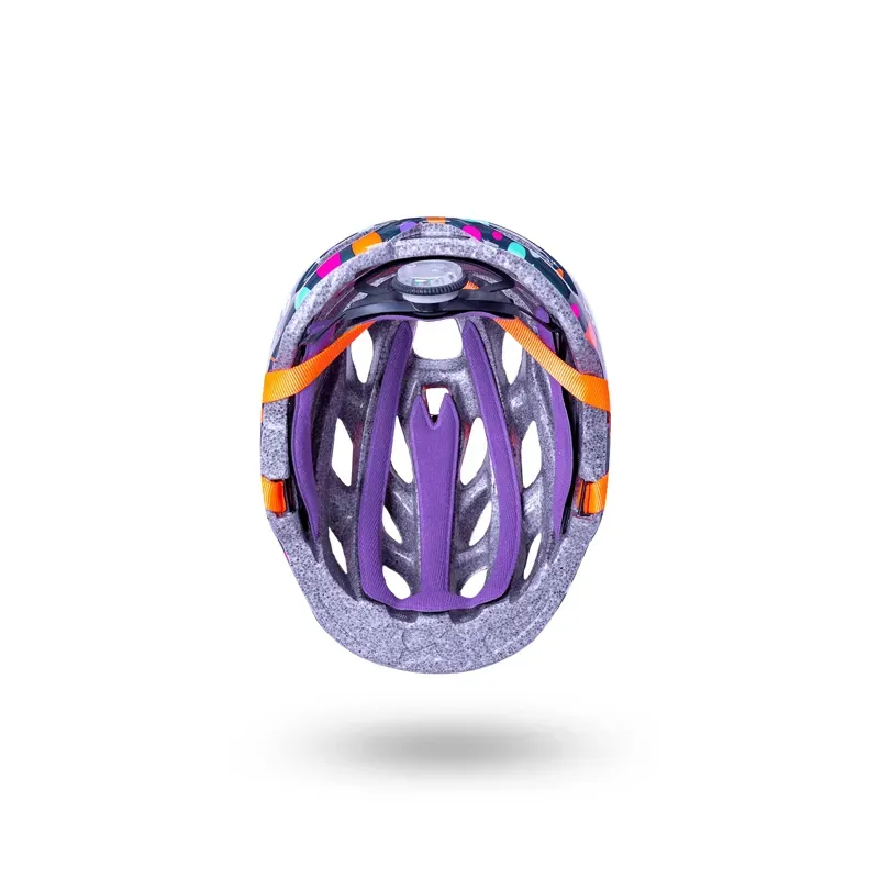 Kali Protectives Chakra Child Lighted Highwire Helmet in Blue Razz-3
