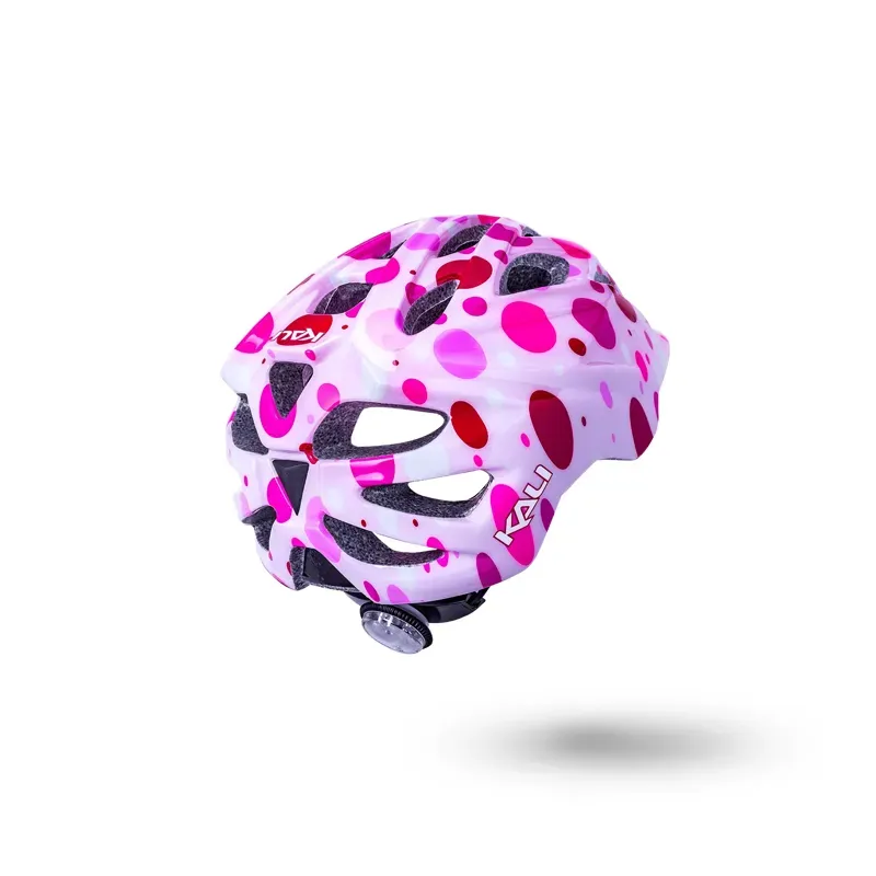 Kali Protectives Chakra Child Lighted Highwire Helmet in Bubble Gum-2