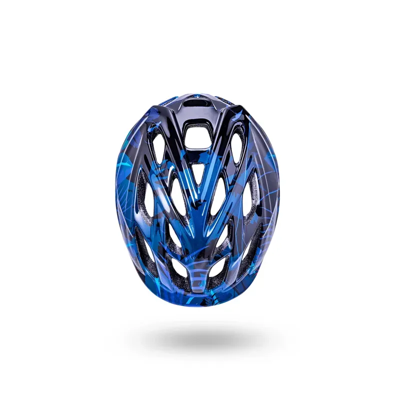 Kali Protectives Chakra Child Lighted Highwire Helmet in Tangerine/Blue-1