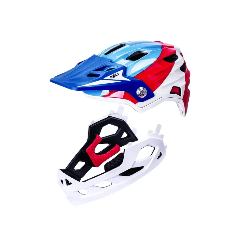 Kali Protectives Maya Full Face Child Helmet in Sprint - Firecracker-1