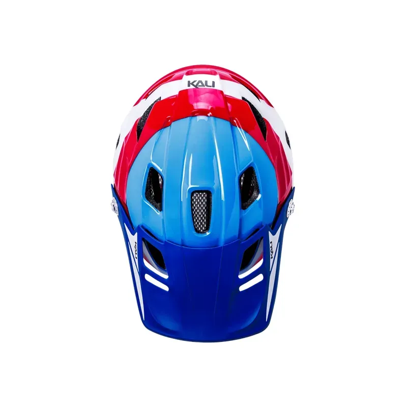 Kali Protectives Maya Full Face Child Helmet in Sprint - Firecracker-4