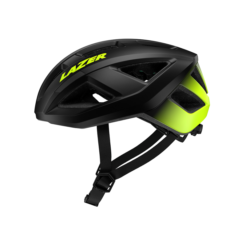 Lazer Tonic Kineticore Road Helmet in Black/Flash Yellow-2