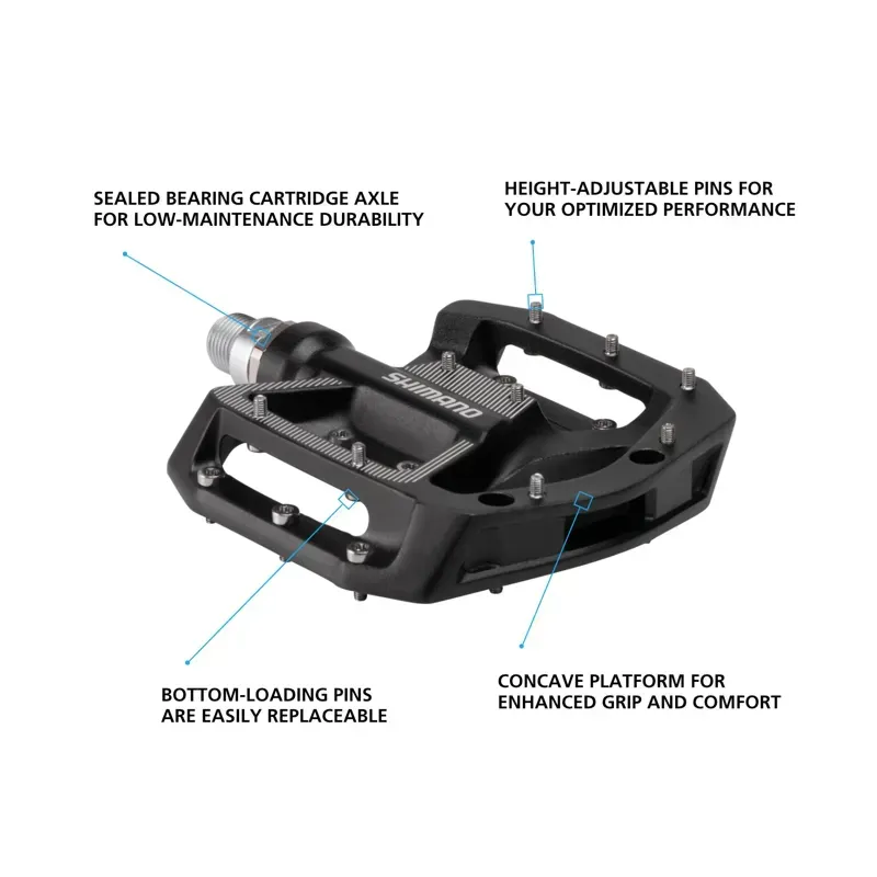 Shimano PD-GR500 Pedals in Black-1