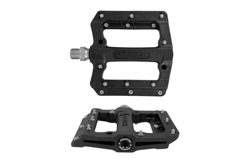 Fyxation Mesa MP Platform Pedals in Black/Silver