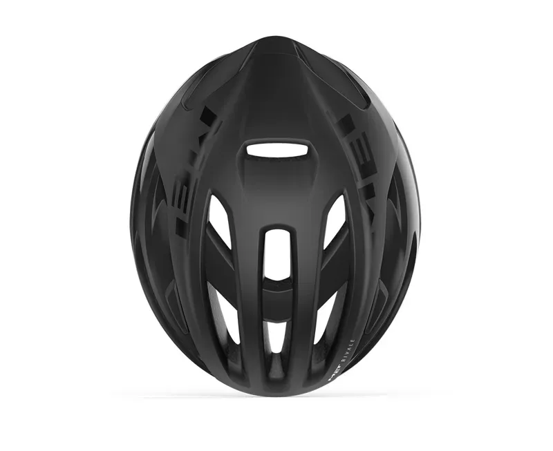 Met Rivale MIPS Road Cycling Helmet in Black Matte/Glossy Black-3