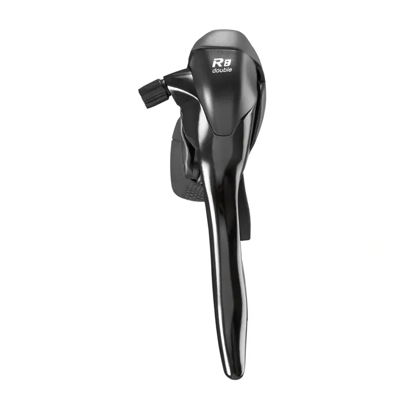 Microshift R8 LH Drop Bar Sh. Lever 2x8-speed Shimano Compat. in Black-1