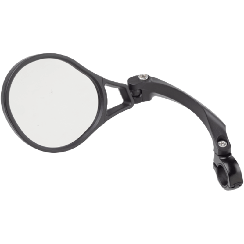 MSW Flat Bar Handlebar Mirror Left Side HD Glass in Black