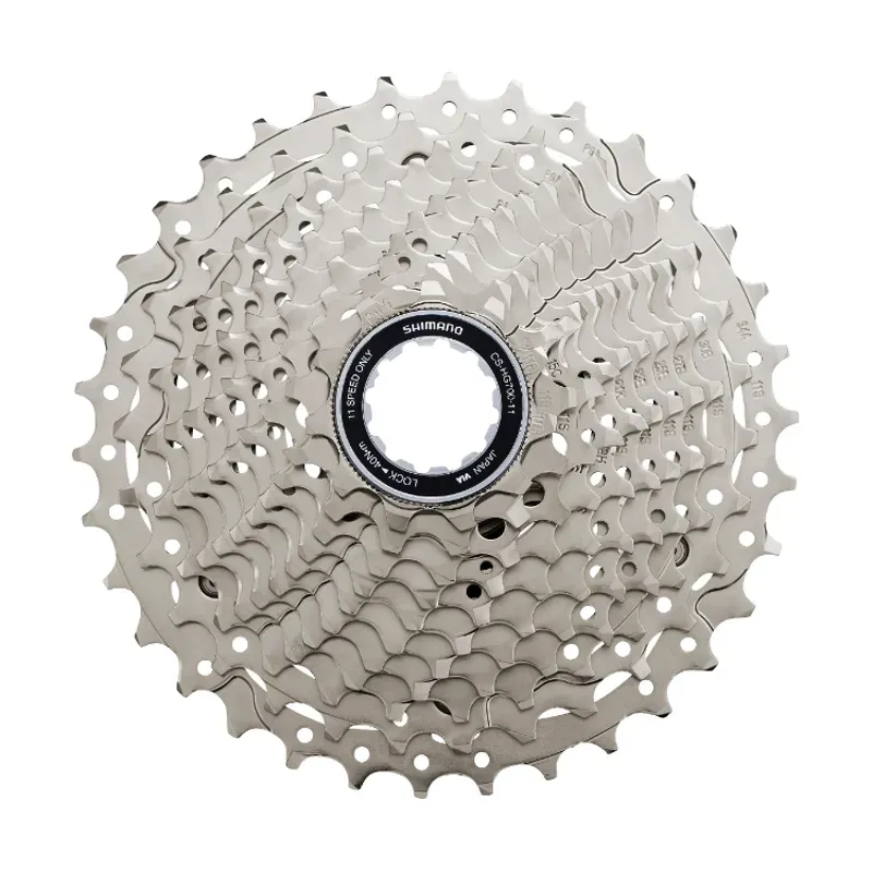 Shimano 105 CS-HG700-11 11-speed 11-34-tooth Cassette in Silver