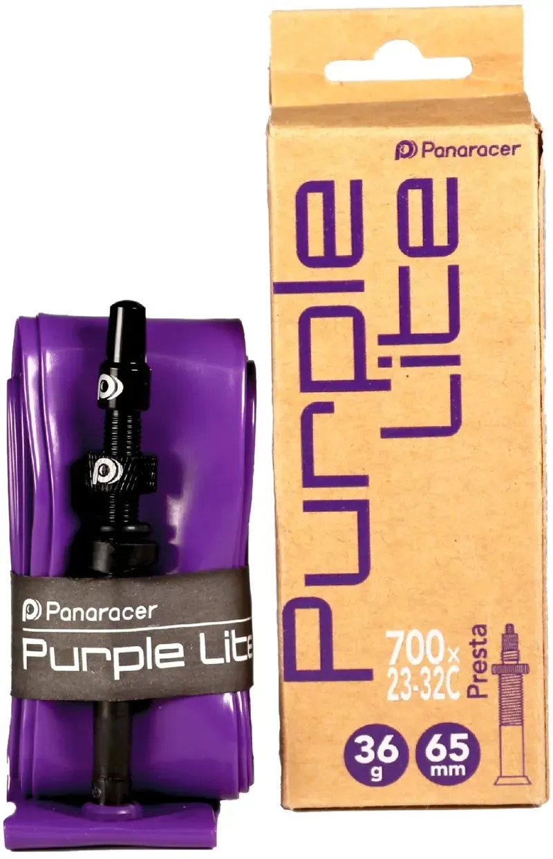Panaracer Purple Lite TPU Inner Tube - PV 700x23/47c 85mm-1