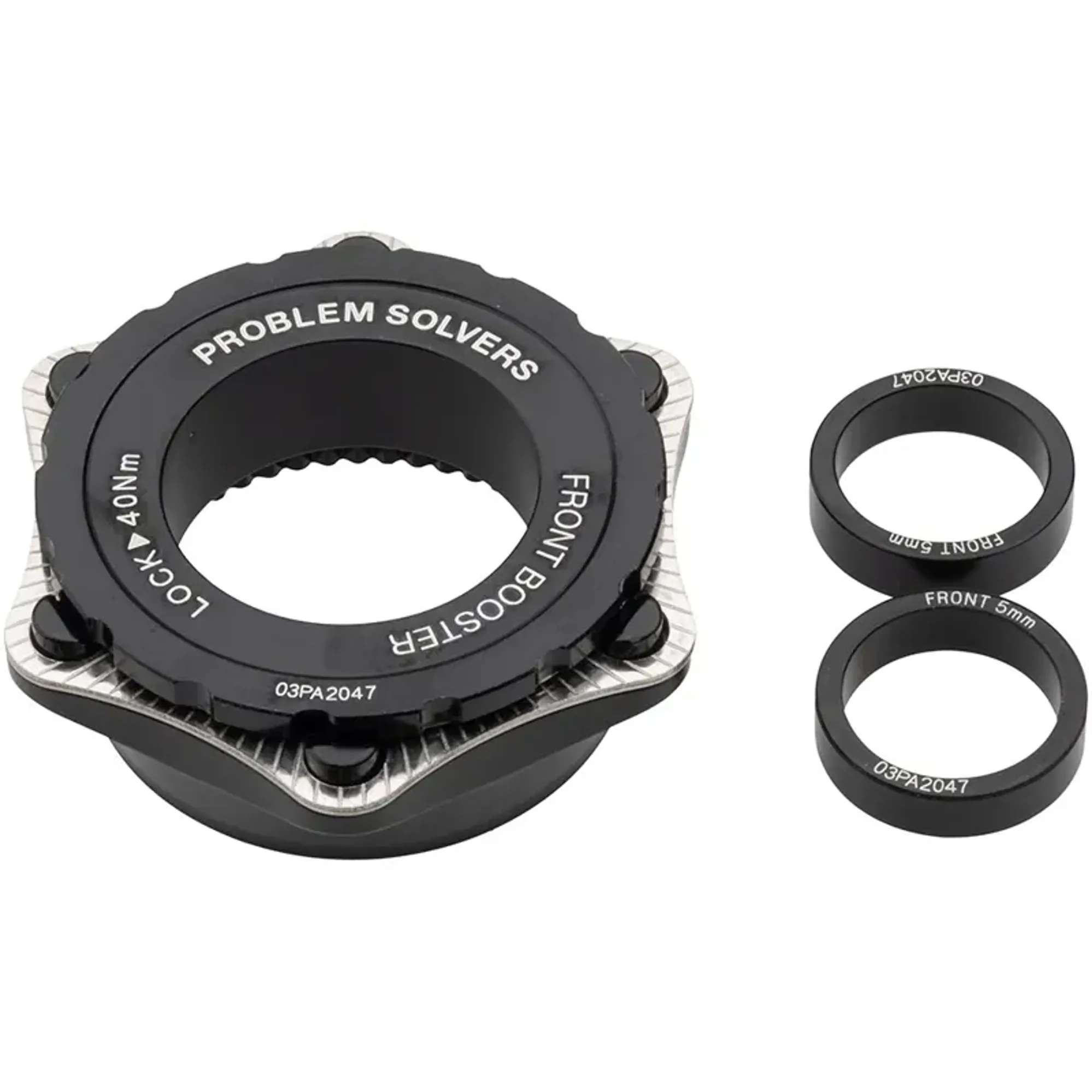 Problem Solvers Prodgag Problem Solvers Booster Front 10mm Hub Spacing Kit in Black