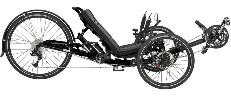 Catrike Dumont Recumbent in Black
