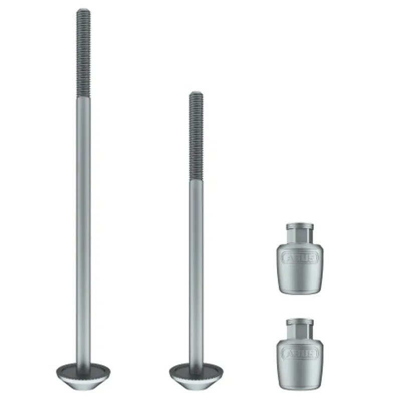 Lock ABUS Nutfix - QR pair - Skewer Length 100f/135r - Silver