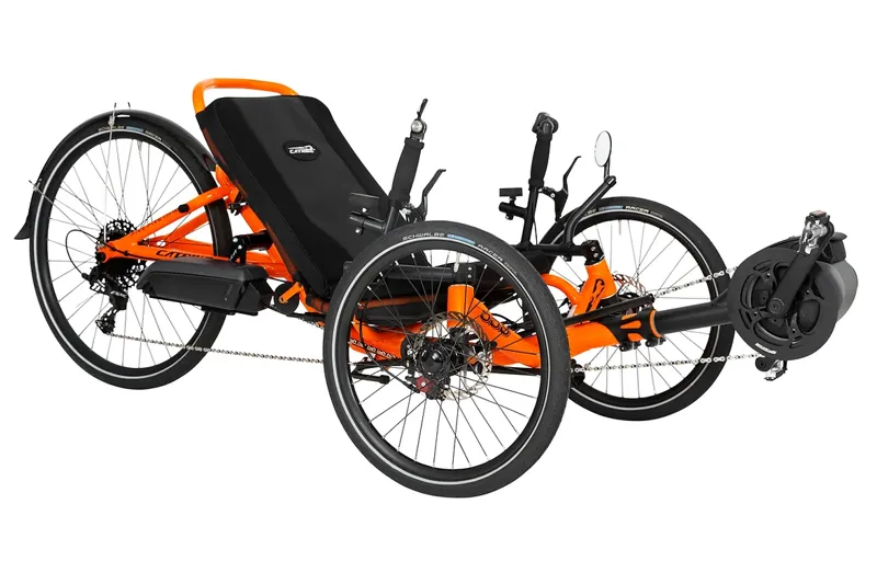 Catrike eCat 559 Recumbent in Atomic Orange-3