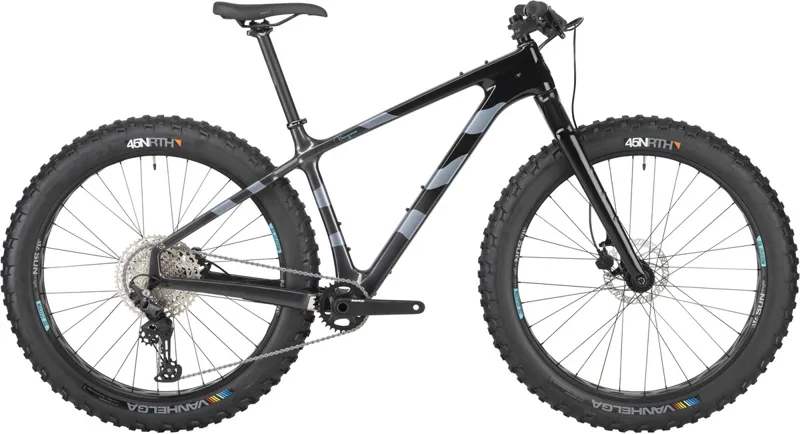 Salsa Beargrease Carbon Deore 11spd Fat Tire Bike - 27.5 Carbon Black Fade