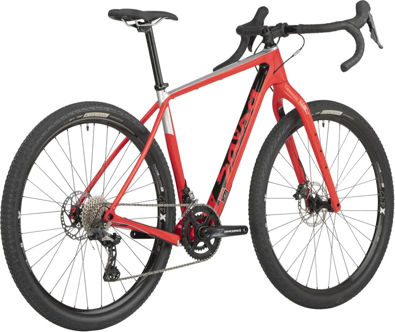 Salsa Cutthroat Carbon GRX 810 Bike - 29 Carbon Red-2