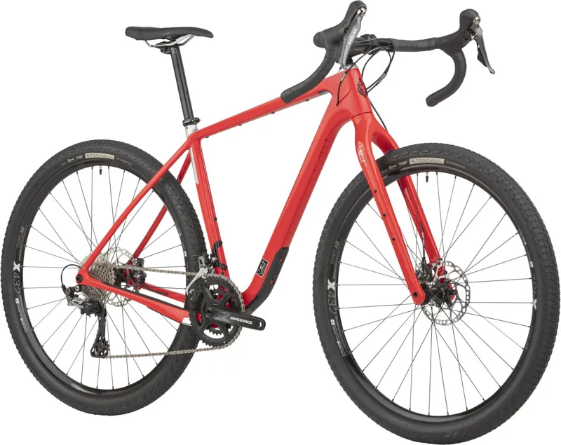 Salsa Cutthroat Carbon GRX 810 Bike - 29 Carbon Red-1