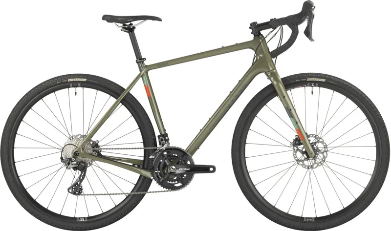 Salsa Warbird C GRX 810 Bike - 700c in Carbon Green