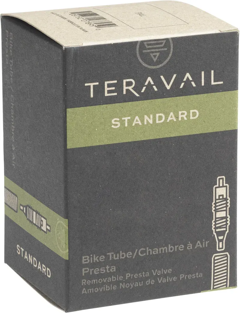 Teravail Standard Presta Valve Inner Tube - 26x1-1.5-inch 48mm