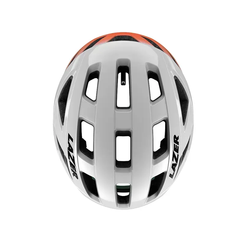 Lazer Tonic Kineticore Road Helmet in White/Flash Orange-3