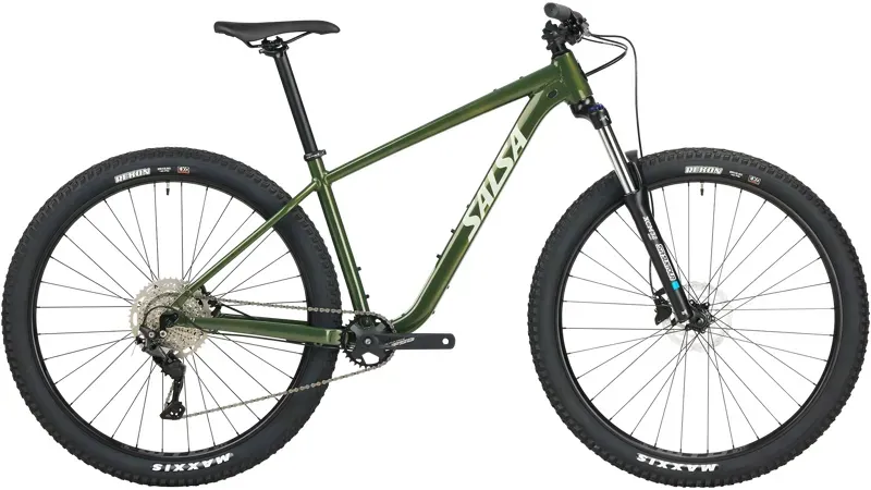 Salsa Rangefinder Deore 10 29in Alloy Mountain Bike in Dark Moss Green