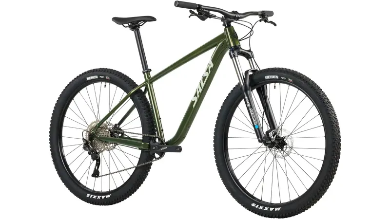 Salsa Rangefinder Deore 10 29in Alloy Mountain Bike in Dark Moss Green-1
