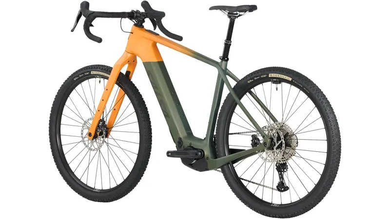 Salsa Tributary C GRX 820 Carbon eBike 29-inch in Dark Pine/Terracotta-2