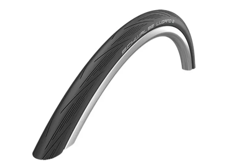 Tire 700x23 Schwalbe Lugano ll Black K-Guard Silica Folding
