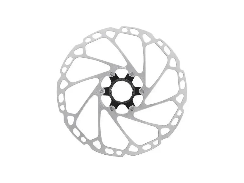 Shimano SM-RT64-M Disc Brake Rotor With External Lockring - 180mm Center Lock Silver 180
