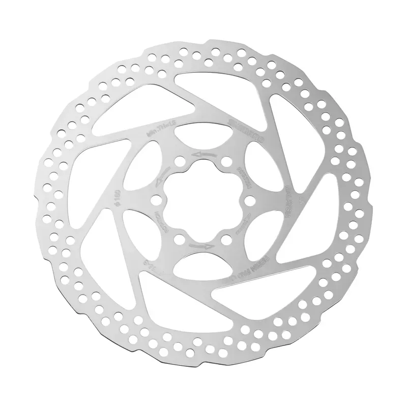 Shimano Deore SM-RT56-SP Disc Brake Rotor - 160mm 6-Bolt For Resin Pads Only Silver 160-1