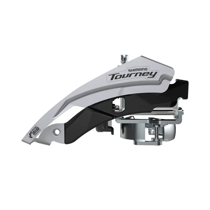 Shimano Tourney FD-TY600-L6 Front Derailleur in Silver/Black