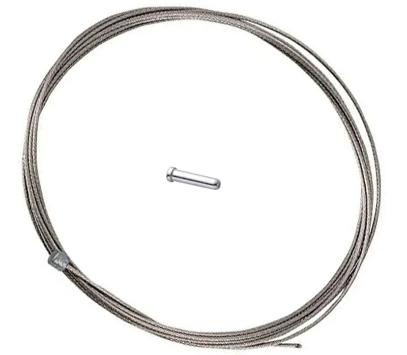 Shimano Stainless Steel SUS Shift Inner Cable 1.2mm x 2100mm in Silver-1