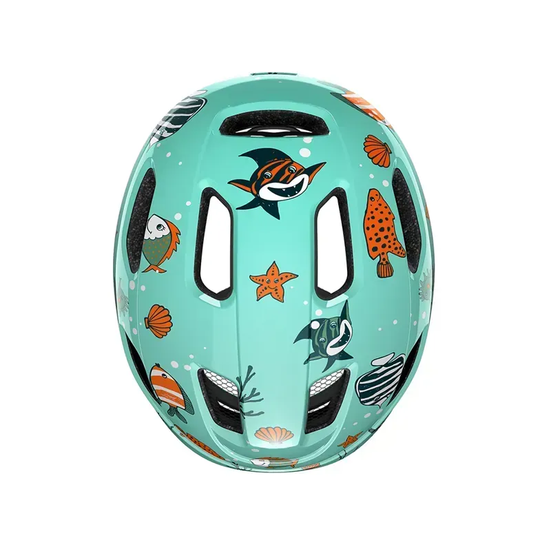Lazer Pnut Kineticore Kids' Helmet in Sealife-4