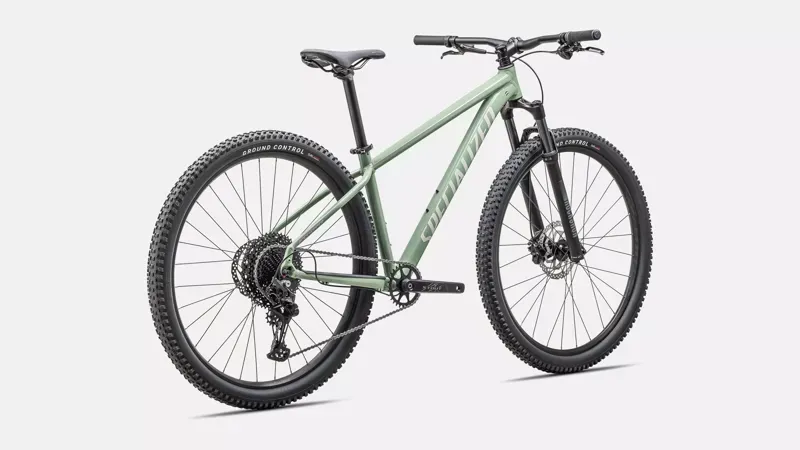 Specialized Rockhopper Comp Trail Bike in Pistachio/White Mountain-2
