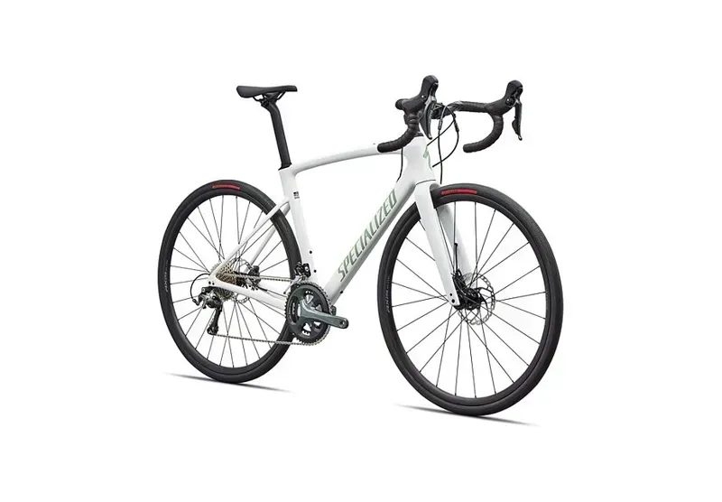 Specialized Roubaix SL8 Shimano Tiagra Road Bike in Gloss White/Pistachio-3