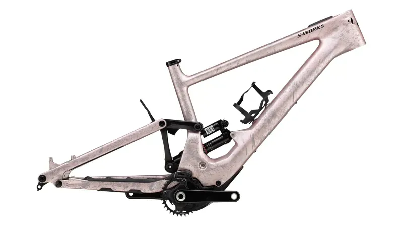 Specialized S-Works Turbo Kenevo SL 2 Frameset E-MTB Frameset in Champagne/Cool Gray Strata/Black