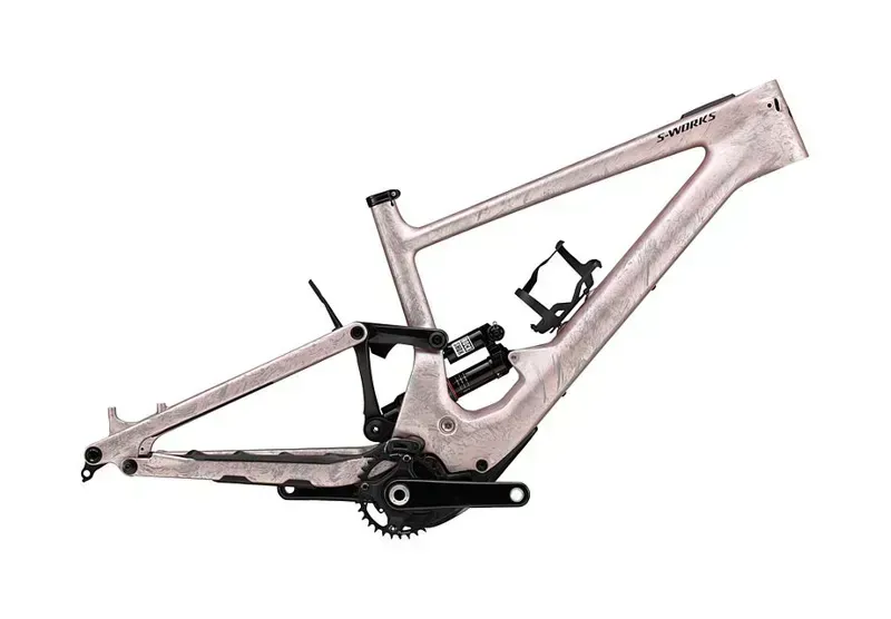 Specialized S-Works Turbo Kenevo SL 2 Frameset E-MTB Frameset in Champagne/Cool Gray Strata/Black-3