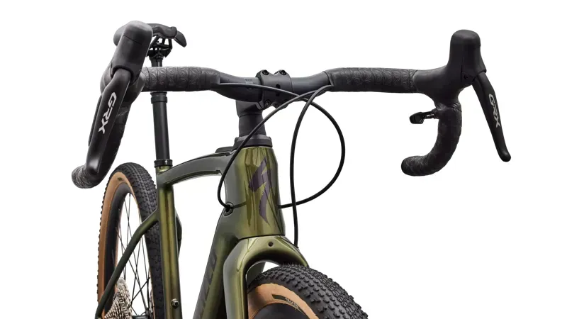 Specialized Turbo Creo 2 Comp eRoad Bike in Gloss Laurel Green Metallic-4