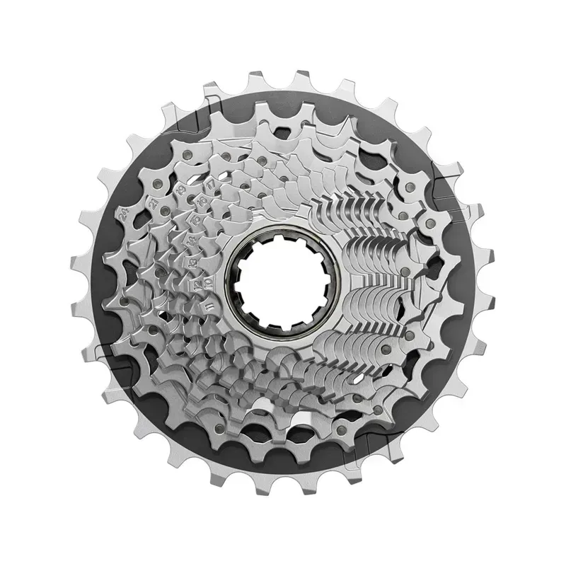 SRAM Force XG-1270 Cassette - 12-Speed 10-33t Silver For XDR Driver Body E1 Silver/Black