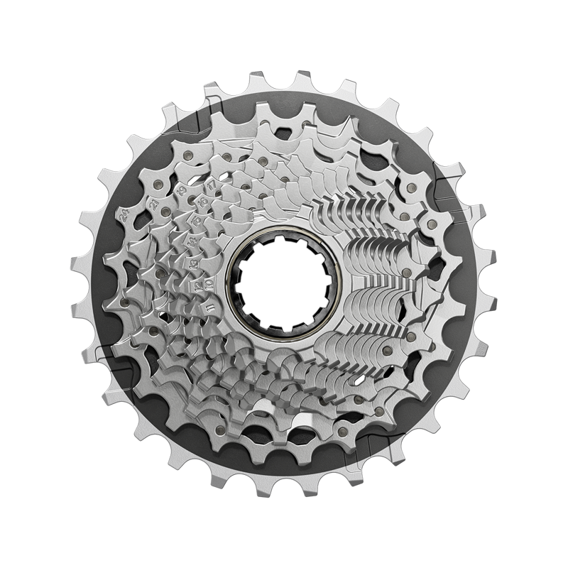 SRAM Force XG-1270 Cassette - 12-Speed 10-33t Silver For XDR Driver Body E1 Silver/Black-1