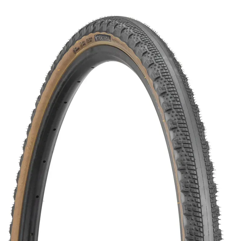 Teravail Washburn 700x45c TL Fld. Durable Fast Cmpd. Tire in Black/Tan