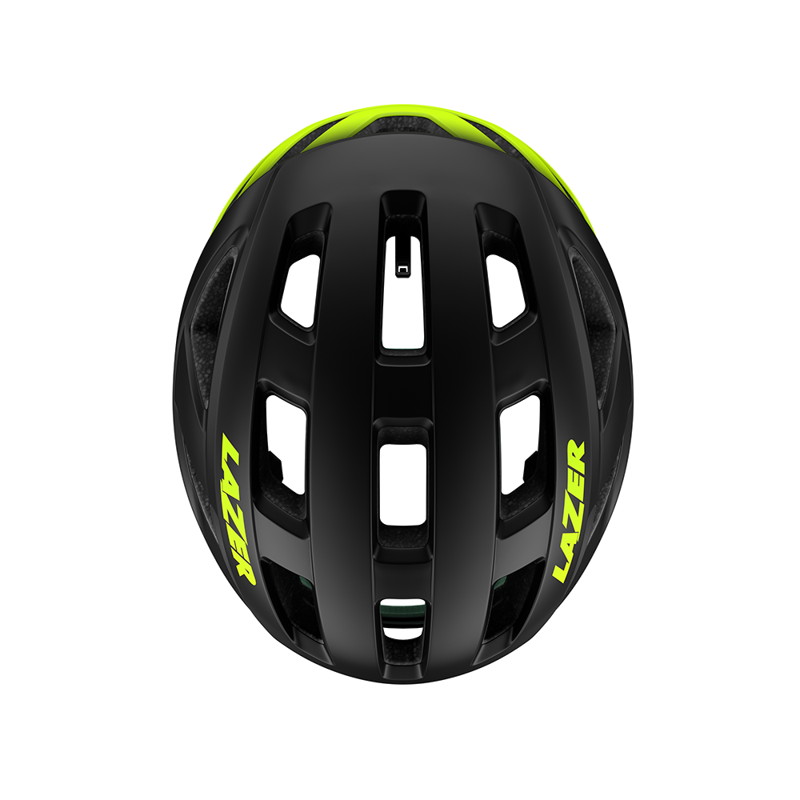 Lazer Tonic Kineticore Road Helmet in Black/Flash Yellow-4