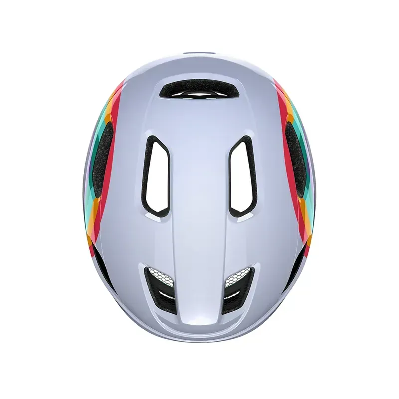 Lazer Pnut Kineticore Kids' Helmet in Rainbow-4
