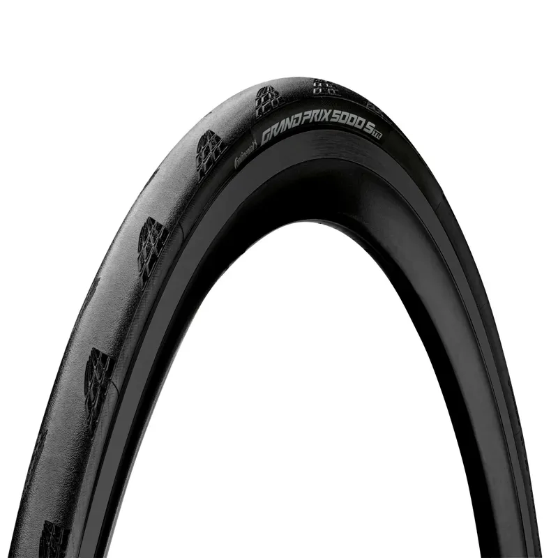 Continental Grand Prix 5000 S TR Tire - 700 X 28 Tubeless Folding Black BlackChili Vectran Breaker LazerGrip ACT Black 700 x 28