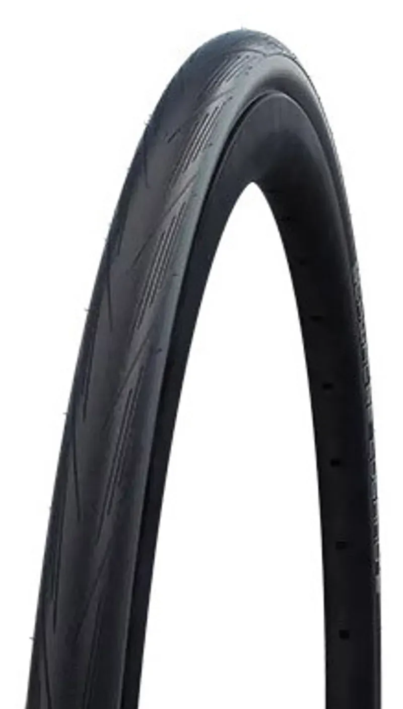 Schwalbe Lugano II Tire - 700 X 28 Clincher Folding Black Active Line Black 700 x 28