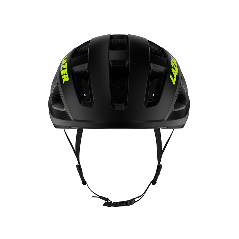 Lazer Tonic Kineticore Road Helmet in Black/Flash Yellow-1