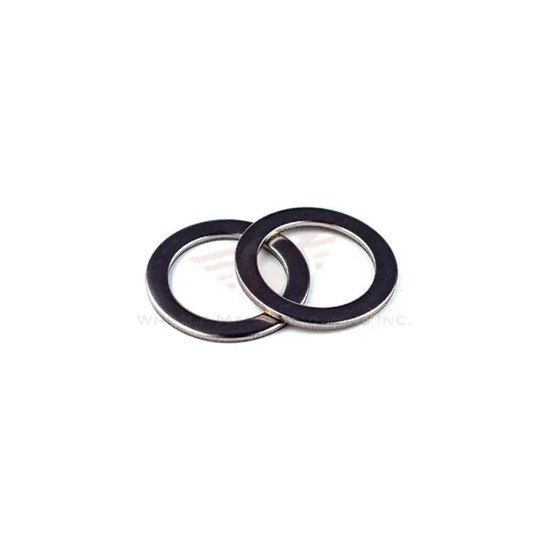 Wheels Manufacturing Carbon Crank Stainless Steel Pedal Washer in Black