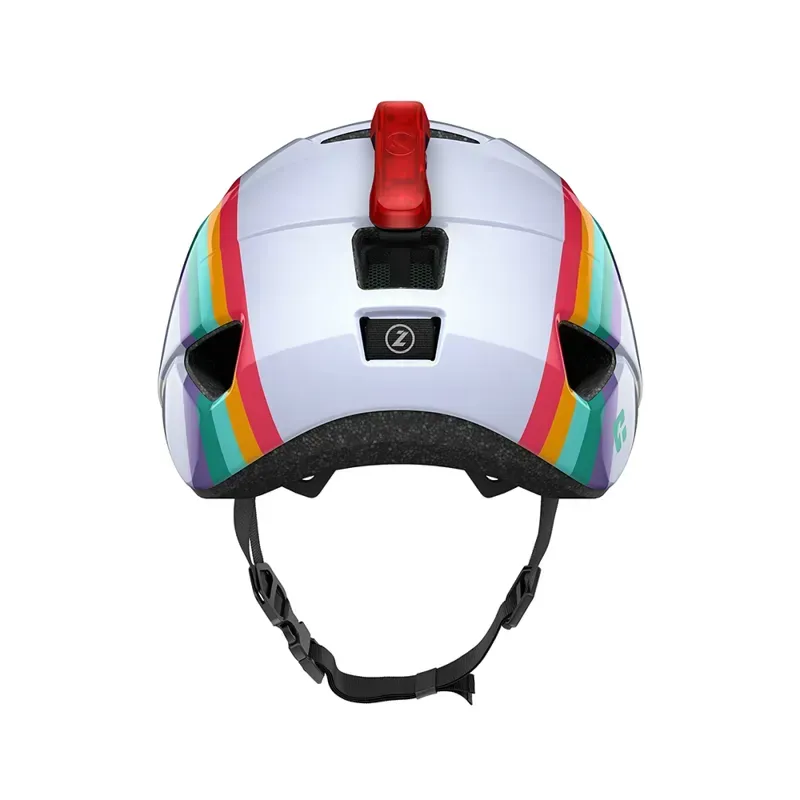 Lazer Pnut Kineticore Kids' Helmet in Rainbow-3